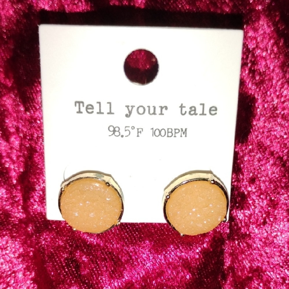 Gold Stud Earrings